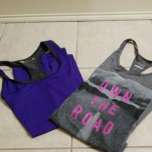 Bundle of workout tanks.